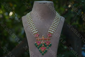 Kundan Pendant set(4-4779)(R)(PREORDER)