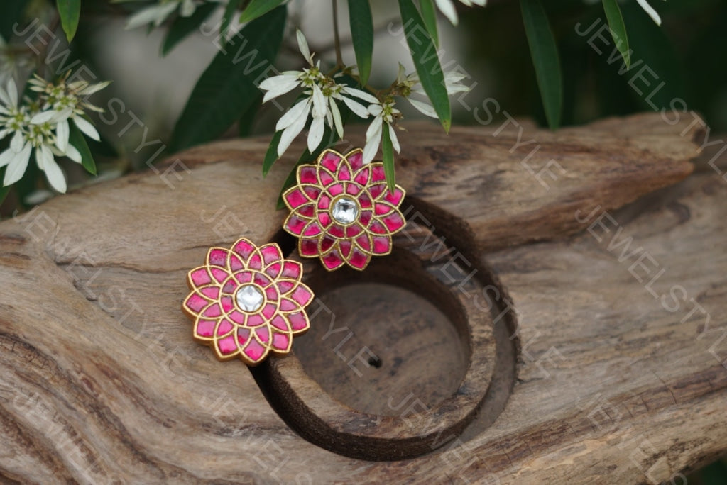Kundan Studs (1-1581)(PREORDER) - JEWELSTYLE