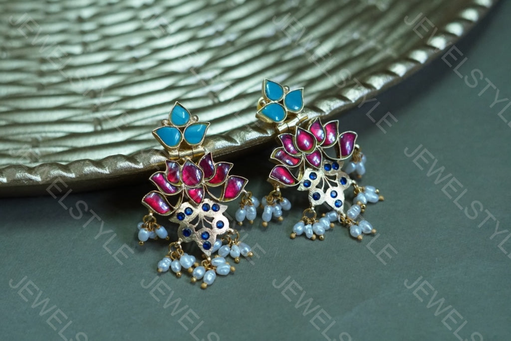 Kundan earrings(Preorder) 1-542 - JEWELSTYLE
