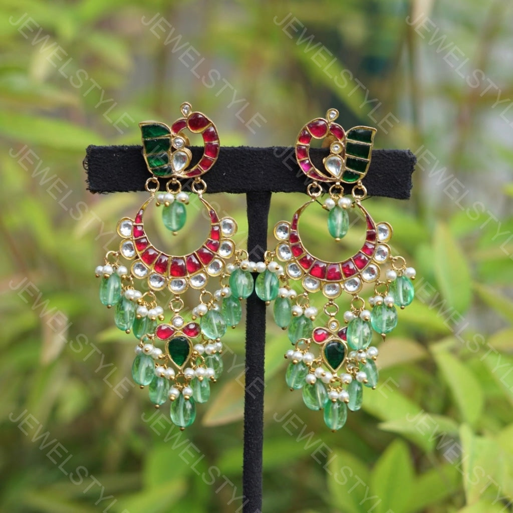 Kundan Earrings (1-1289)(Preorder)