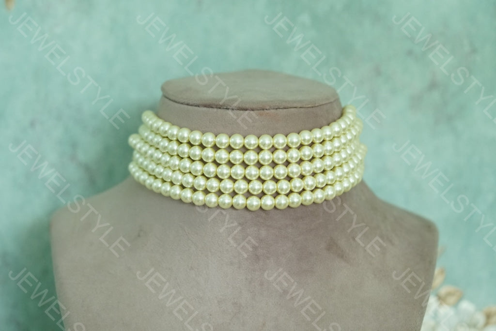 Beads Choker(4-3881)(N) - JEWELSTYLE