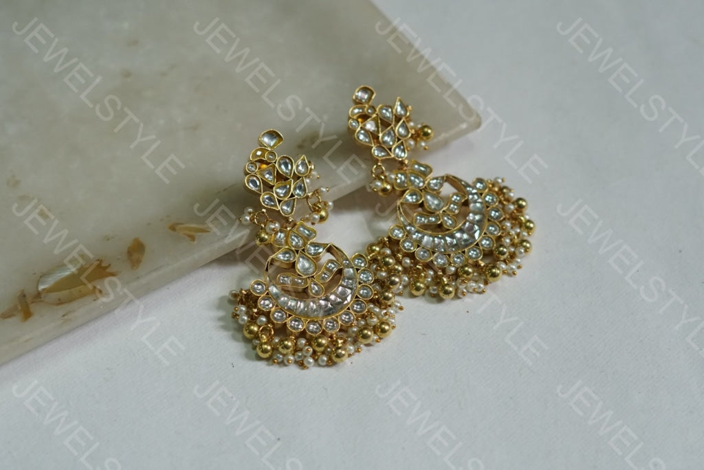 Kundan Earrings (1-1274) (PREORDER)