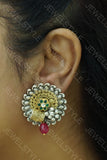 Antique Kundan Earrings (1-1837)(R)(OFFER PIECE)