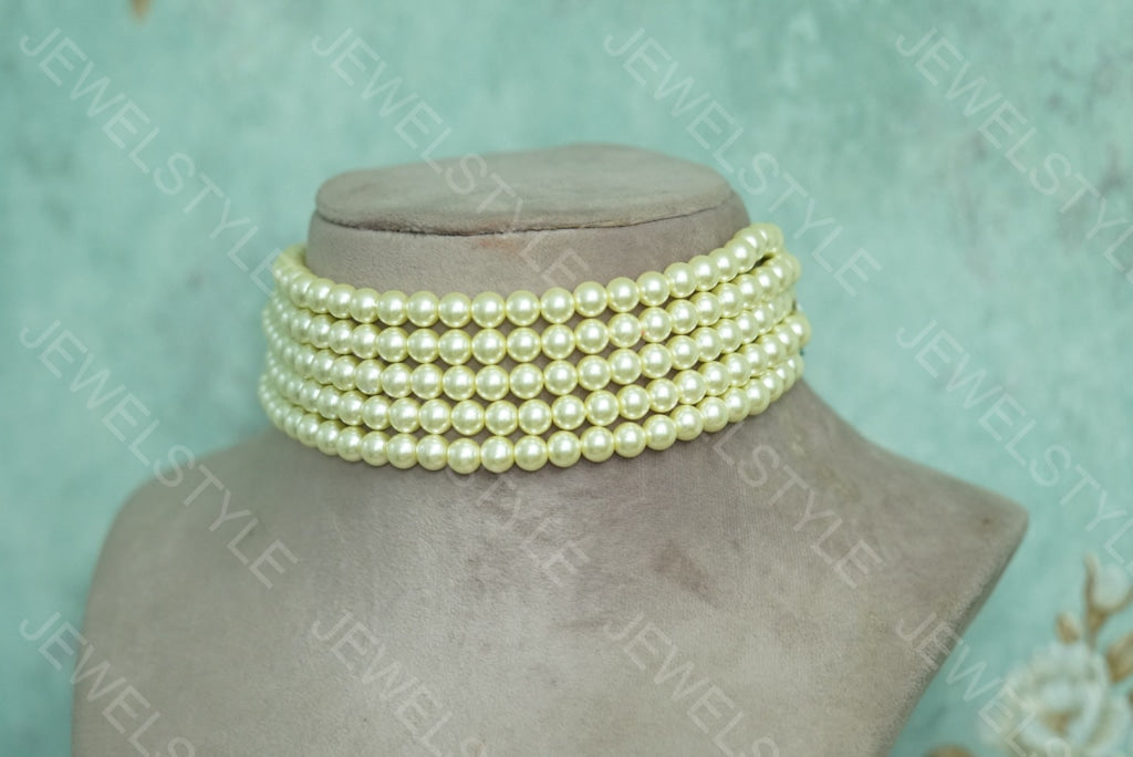 Beads Choker(4-3881)(N) - JEWELSTYLE