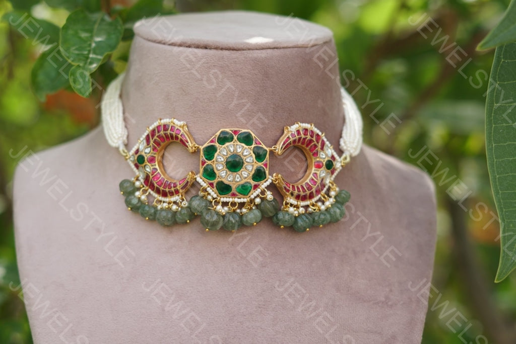 Kundan Choker(Preorder) 4-1352 - JEWELSTYLE