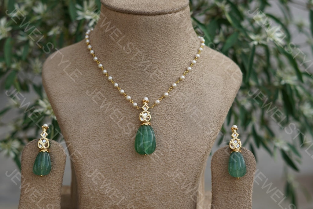 Pendant set(4-1043)(made on order 3-4 days) - JEWELSTYLE