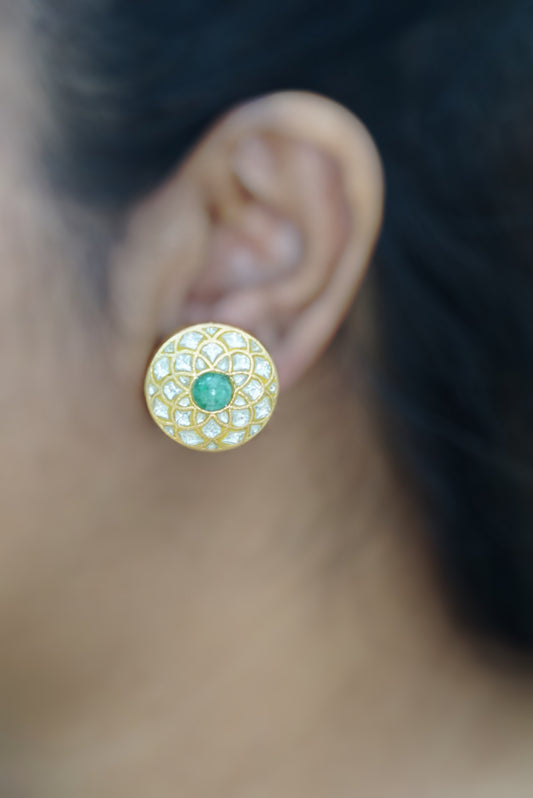 Kundan studs (1-2772)(R)(preorder)