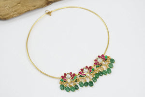 Lotus necklace (4-4218)(so)
