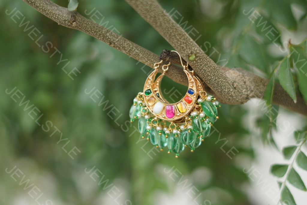 Kundan Earrings(1-1464)(PREORDER)
