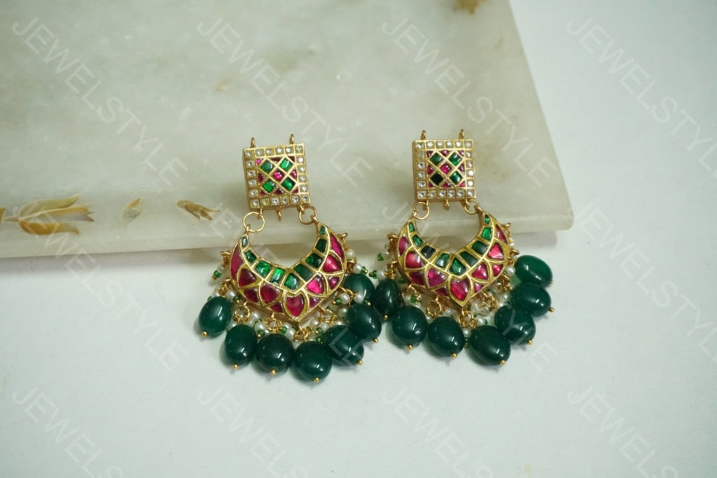 Kundan Earrings (1-1349) (PREORDER)