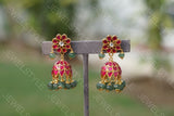 Pink Kundan jhumki (1-1876)(PREORDER)