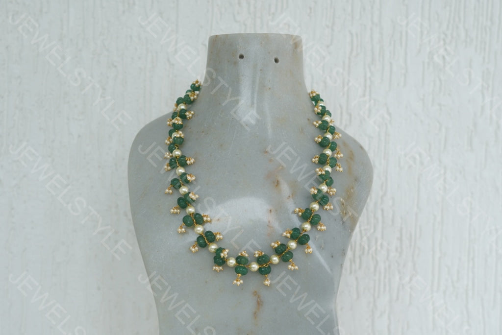 Beads Necklace  (4-4166) - JEWELSTYLE