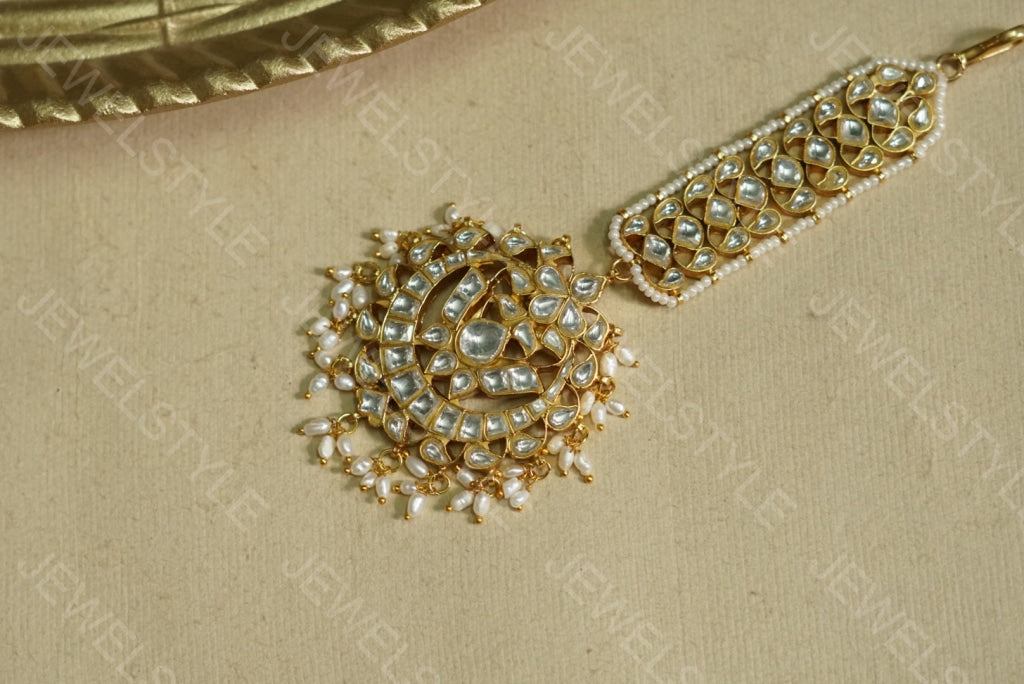 Kundan Maangtika (5-768)(PREORDER) - JEWELSTYLE