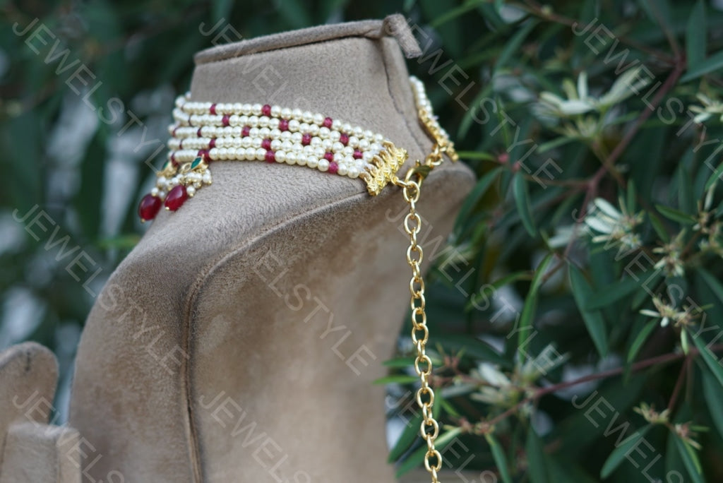 Kundan choker (4-2845)(N) - JEWELSTYLE