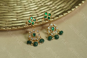 Kundan Earrings (1-1570) (PREORDER)