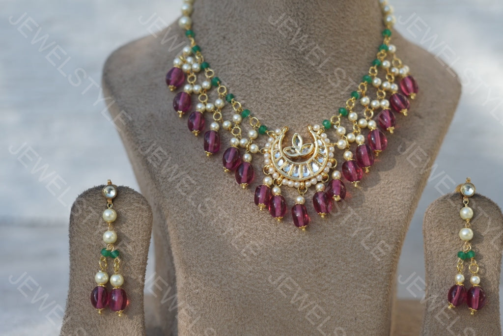 Beads necklace set(4-3235)(N) - JEWELSTYLE