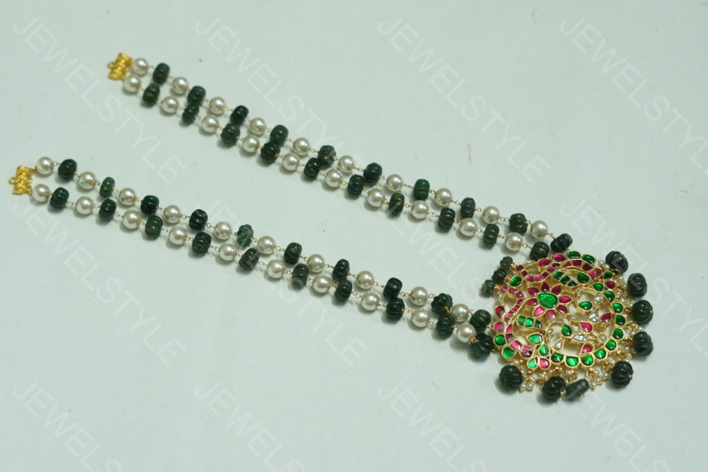 Kundan pendant(Preorder) 4-1382 - JEWELSTYLE