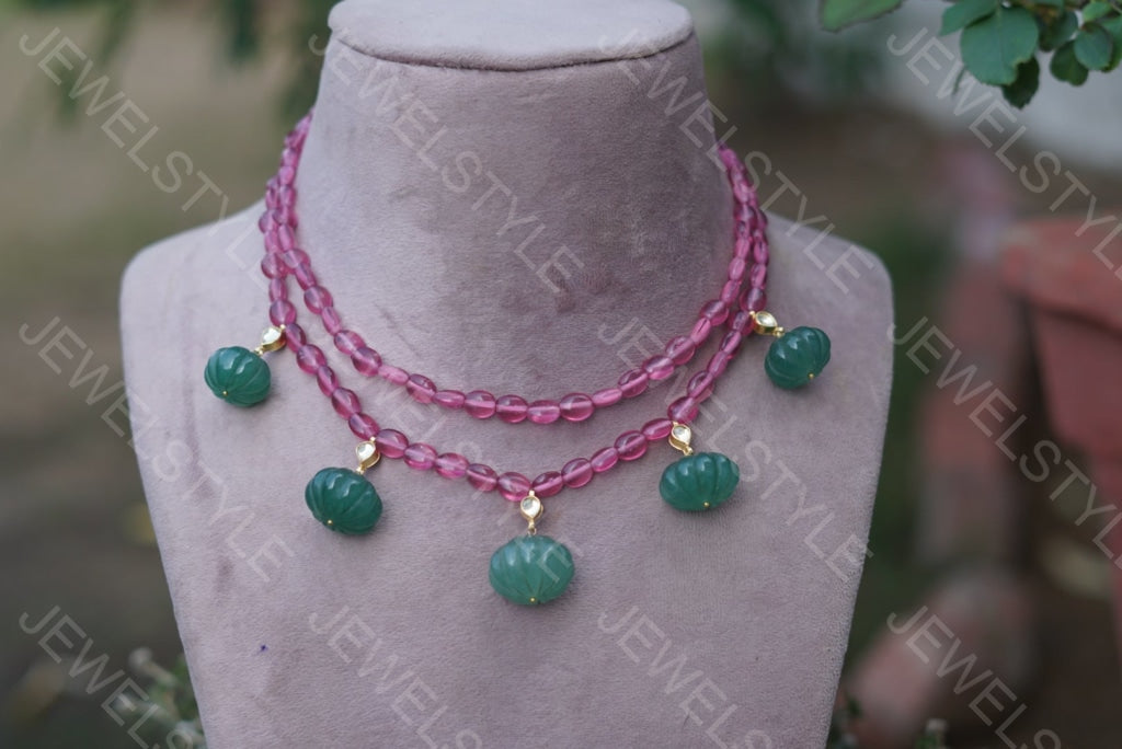 Beads Necklace (4-2958)(N) - JEWELSTYLE