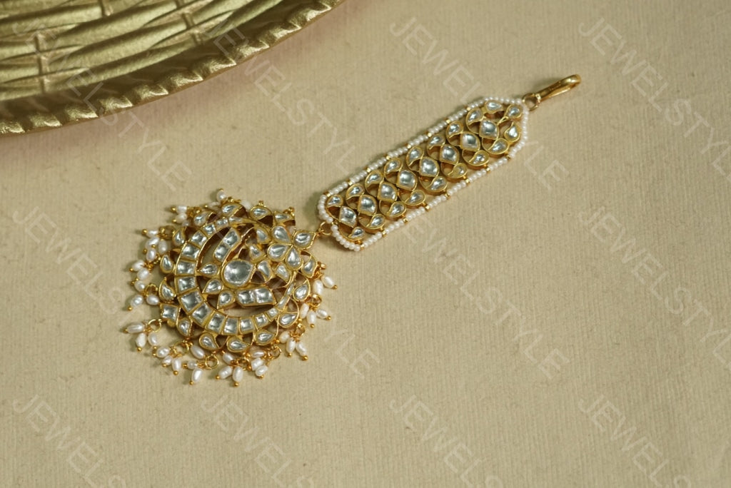 Kundan Maangtika (5-768)(PREORDER) - JEWELSTYLE