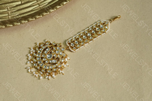 Kundan Maangtika (5-768)(PREORDER) - JEWELSTYLE