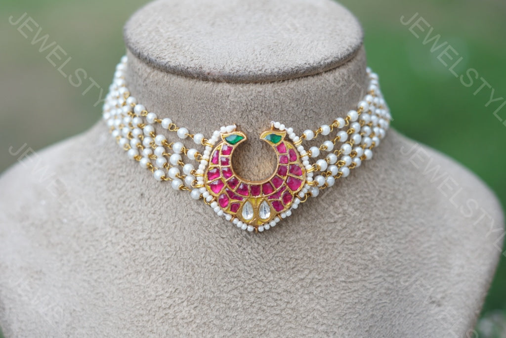 Kundan Choker (4-3292)(R)(PREORDER)