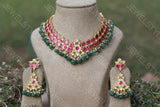 Kundan necklace set (Preorder) 4-920