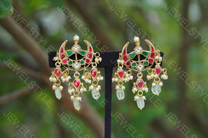 Kundan earrings  (1-1245) (PREORDER)