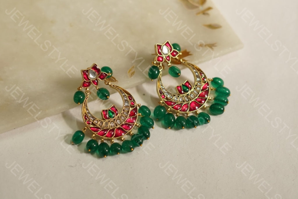 Kundan chandbali(1-4)(PREORDER) - JEWELSTYLE