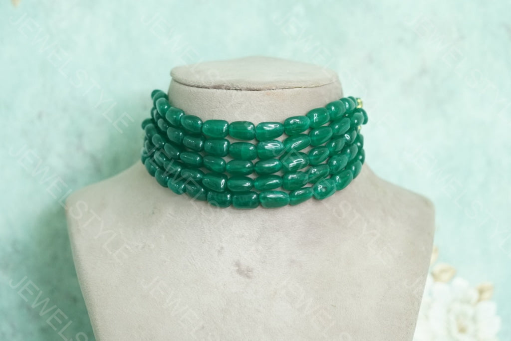 Beads Choker(4-3883)(N) - JEWELSTYLE