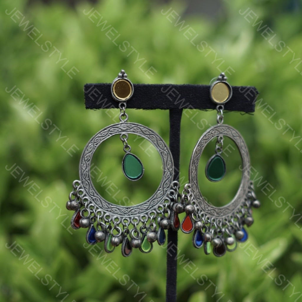 Oxidised earrings  (1-1244)(ON SALE) - JEWELSTYLE