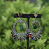 Oxidised earrings  (1-1244)(ON SALE)