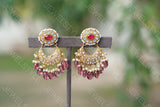 Kundan Chandbali Earring (1-1713-1)(PREORDER)