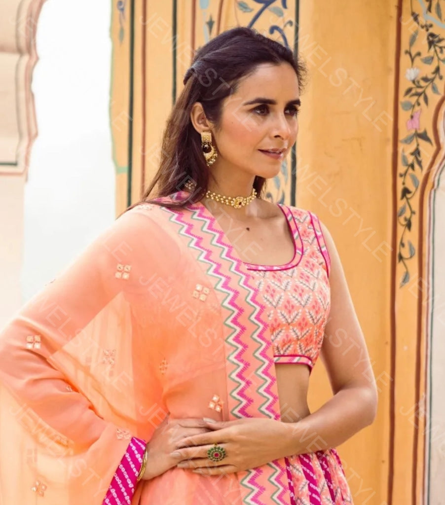 Kundan choker (4-2373)(N) - JEWELSTYLE