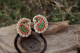 Mango Kundan Studs (1-1904)