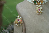 Navratan Kundan Choker set(PREORDER)(R)(4-1562)