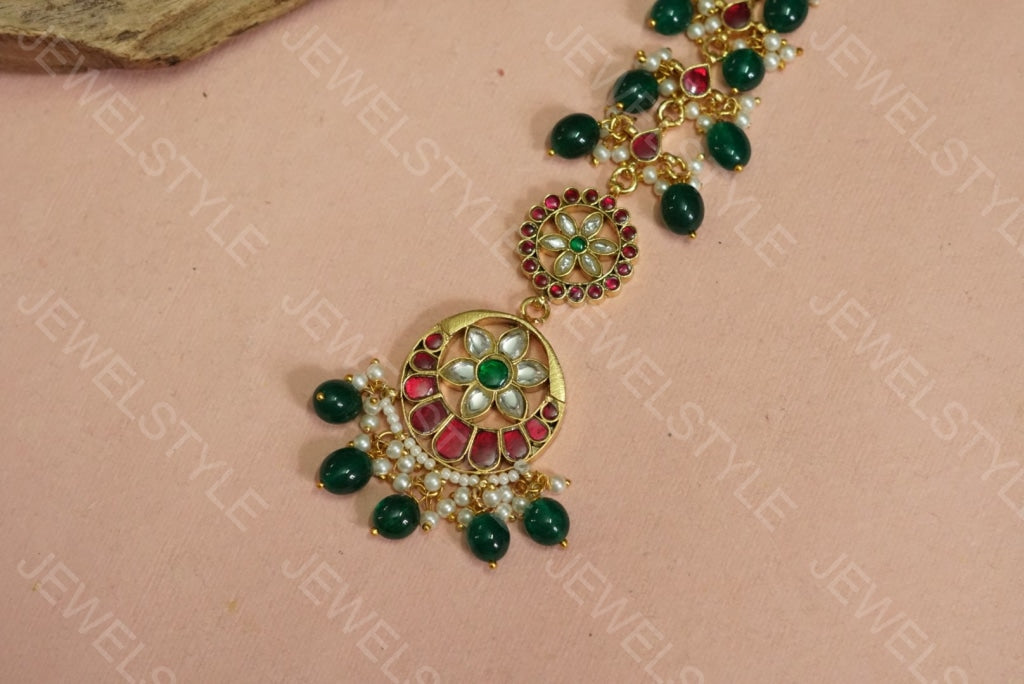 Kundan Maangtika(Preorder) 5-46 - JEWELSTYLE
