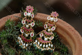 Kundan Earrings  (1-2626)(R)(PREORDER)