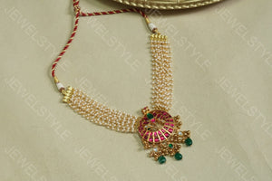 Kundan Pendant Necklace(R) (4-3194)(preorder)