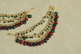 Red and green Ear Chain (9-38)