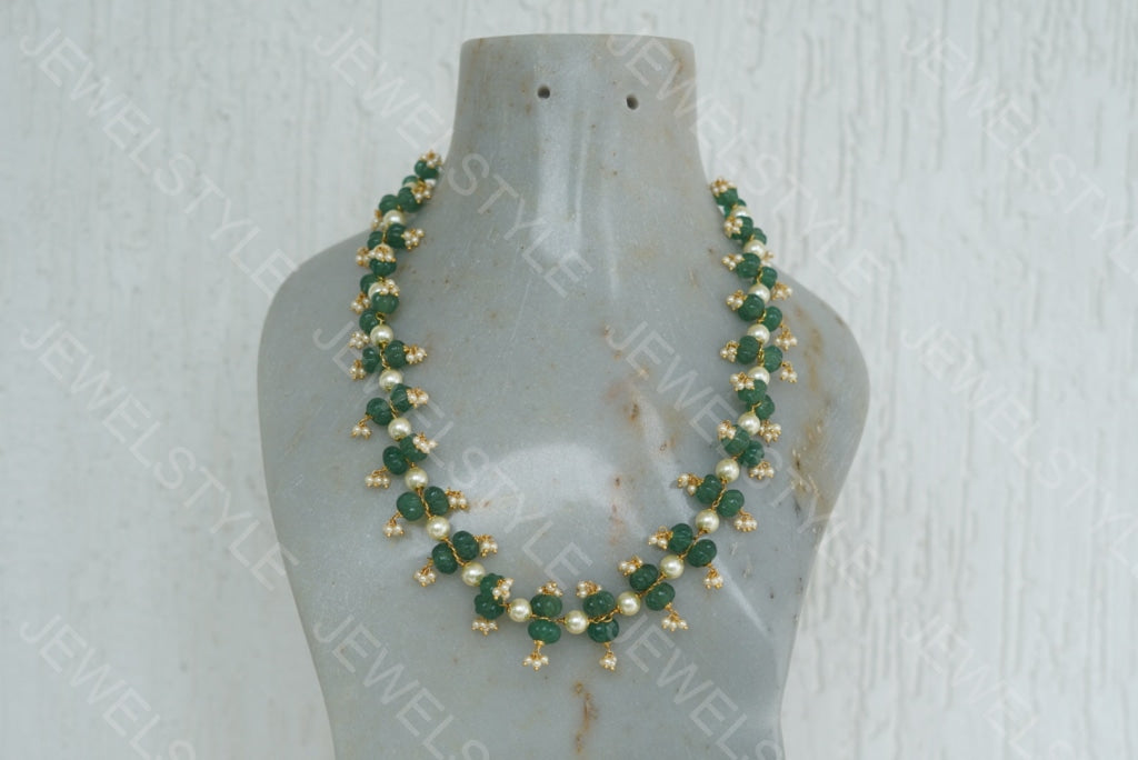 Beads Necklace  (4-4166) - JEWELSTYLE