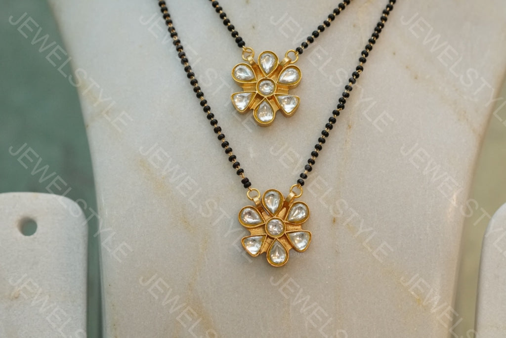 Kundan Pendant  (4-4416)(R) - JEWELSTYLE