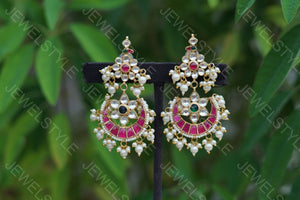 Kundan Earrings (1-1364)(PREORDER)