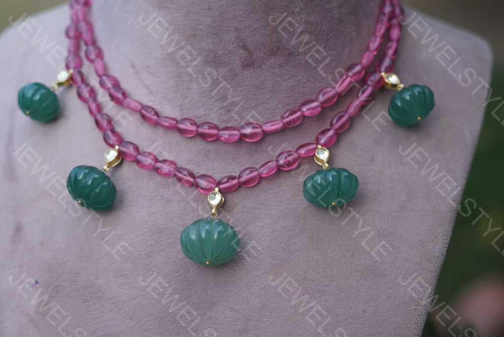 Beads Necklace (4-2958)(N) - JEWELSTYLE