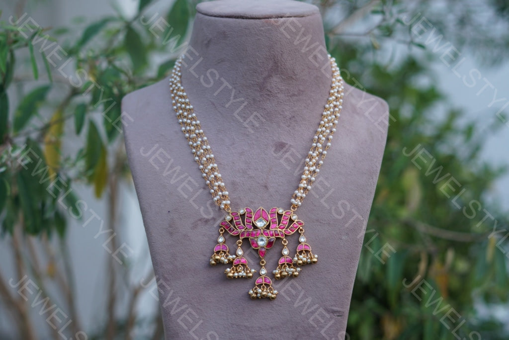 Kundan Pendant  (4-3450)(R)(PREORDER)