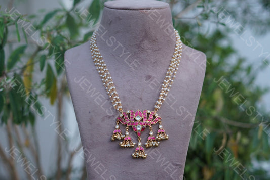 Kundan Pendant  (4-3450)(R)(PREORDER)