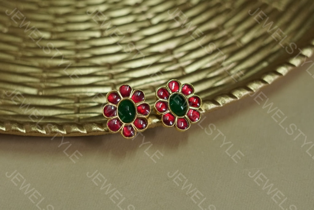 Kundan studs(1-1181)(PREORDER) - JEWELSTYLE