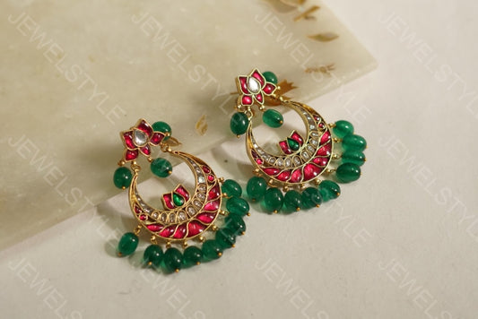 Kundan chandbali(1-4)(PREORDER) - JEWELSTYLE