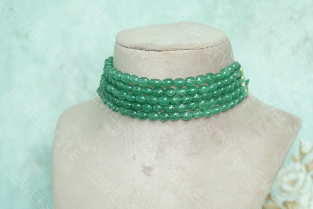 Beads Choker(4-3882)(N) - JEWELSTYLE