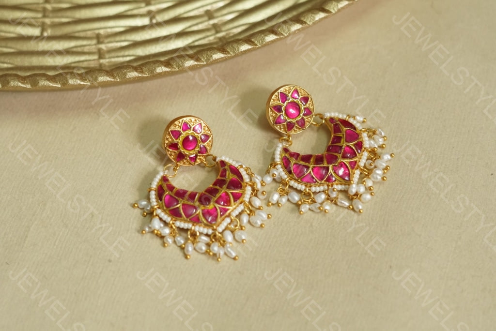 Kundan Earrings (1-1459)(PREORDER)