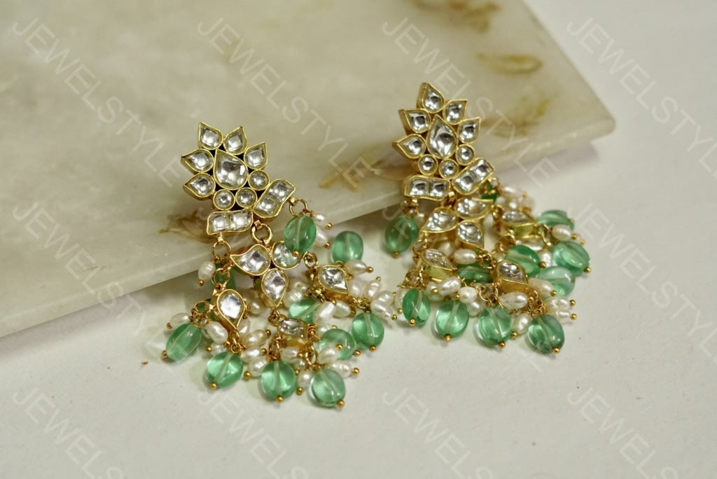 Kundan earrings(1-5)(PREORDER) - JEWELSTYLE